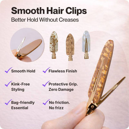 ManeHalo Smooth Hair Clips - 4 pack