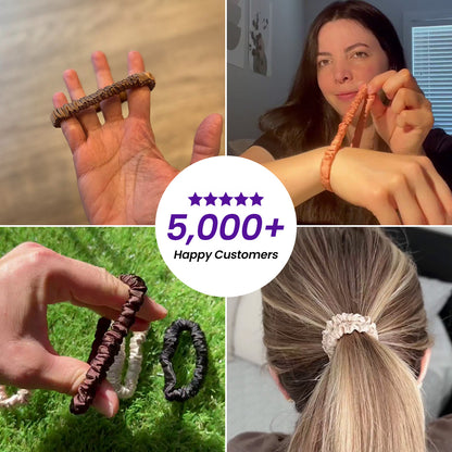 ManeHalo Silk Hair Ties - 4 pack